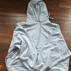American eagle baby blue oversized hoodie